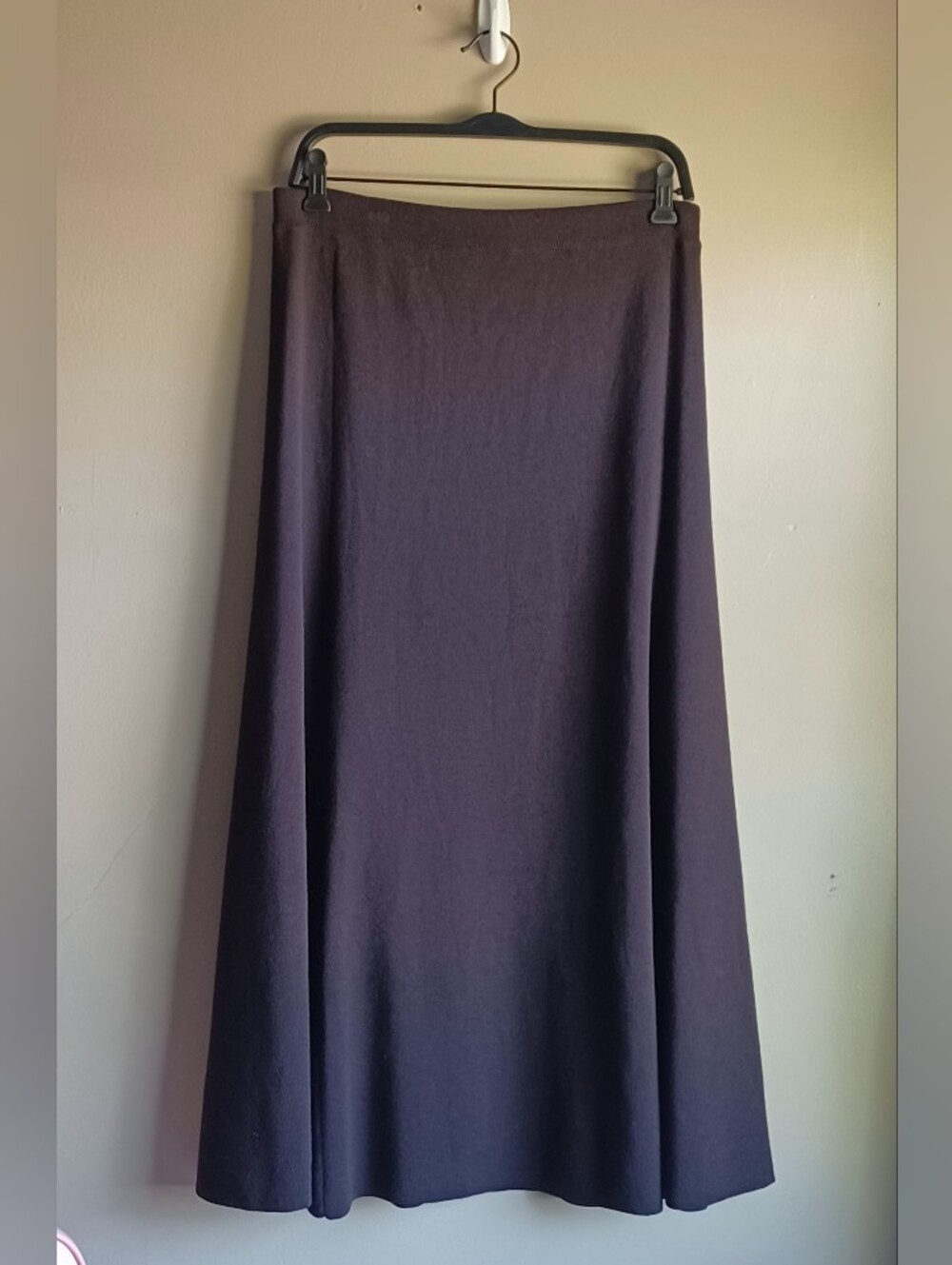 EILEEN FISHER Wool Skirt In Brown XS